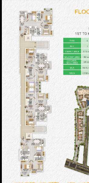 Trinayan Residency Floor plan